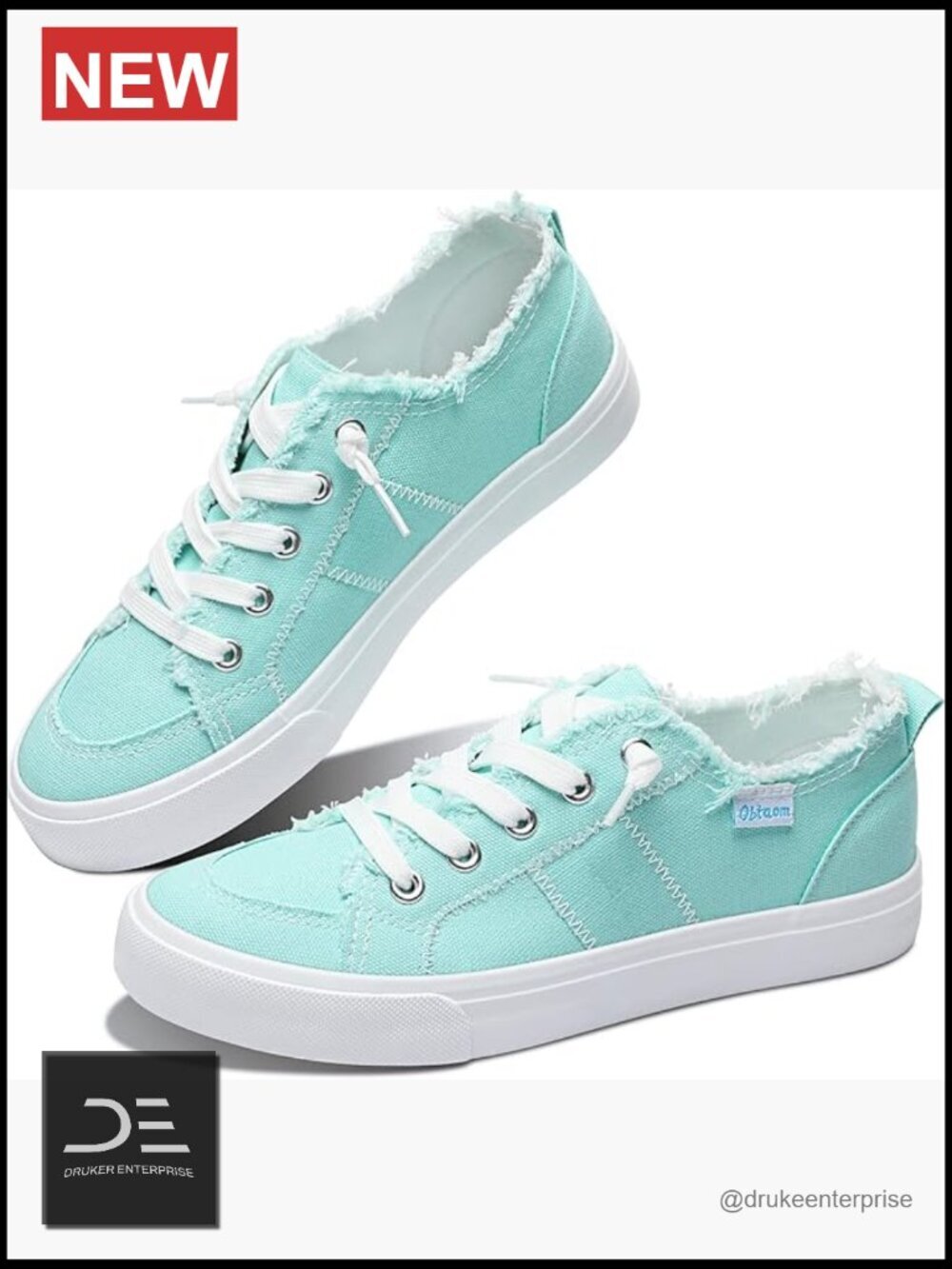 Canvas Slip On Shoes Fashion Sneaker Washable Comfortable Walking Shoe